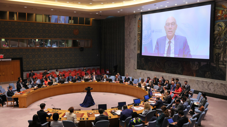 Volker Tuerk on screen addressing assembly