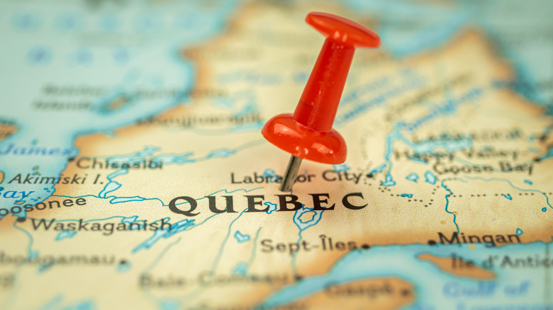 map of quebec