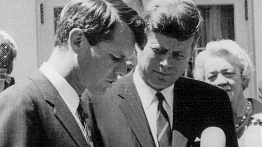 Kennedy brothers Robert and John