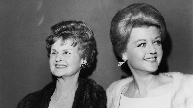 Moyna MacGill and Angela Lansbury sitting together