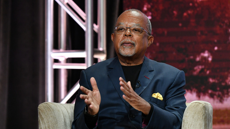 Henry Louis Gates Jr. seated talking