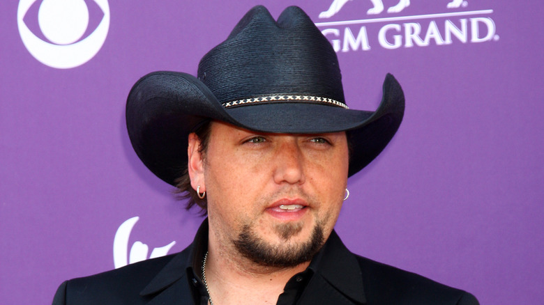 Jason Aldean on red carpet