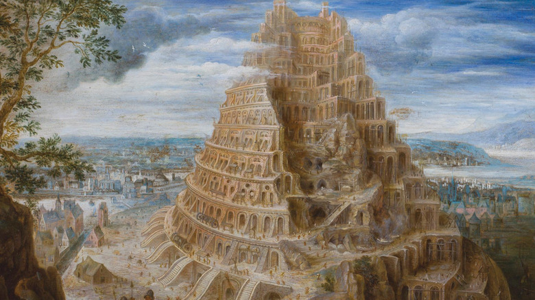 The Tower of Babel is constructed