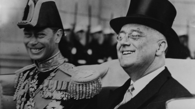 King George VI with Roosevelt 