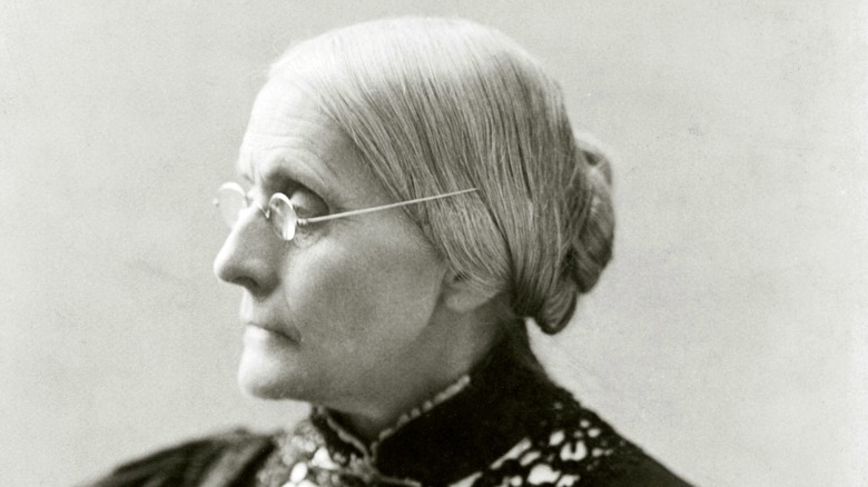 Portrait of Susan B Anthony 