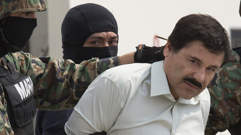 El Chapo getting arrested