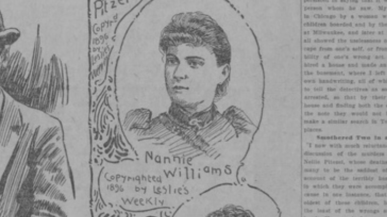 newspaper illustration Nannie Williams