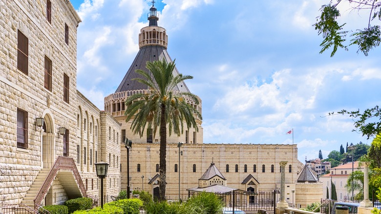 Catholic church stands in Nazareth