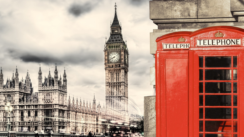 Big Ben and a phone booth