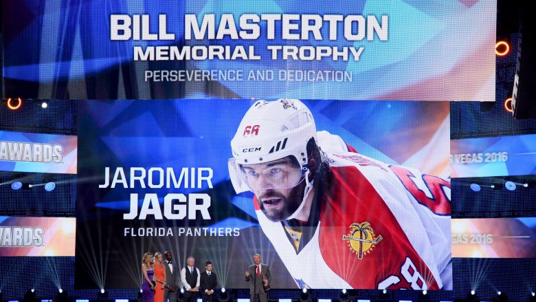 Bill Masterton Memorial trophy presentation