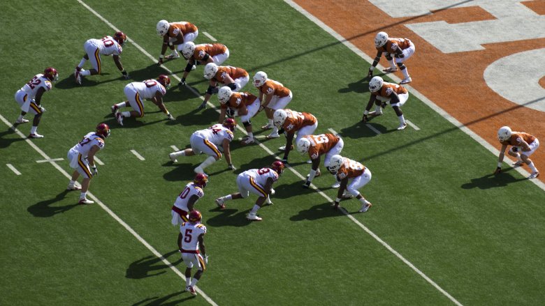 Texas Longhorns, wishbone formation