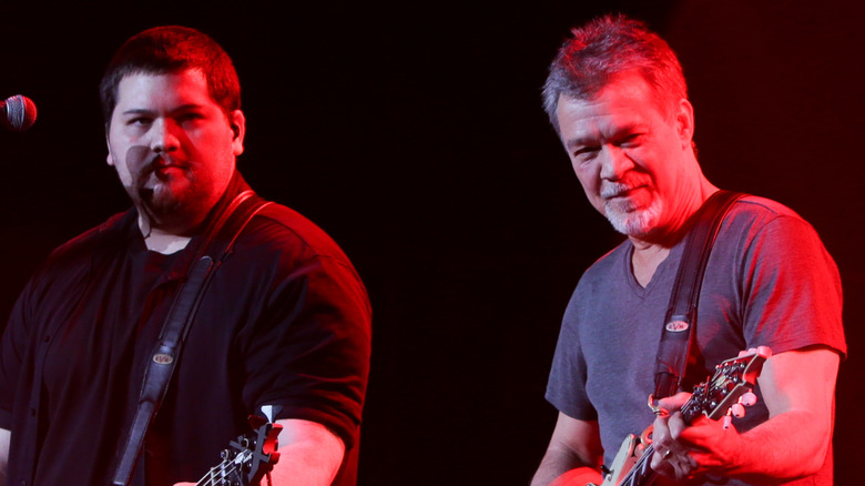 Wolfgang and Eddie Van Halen