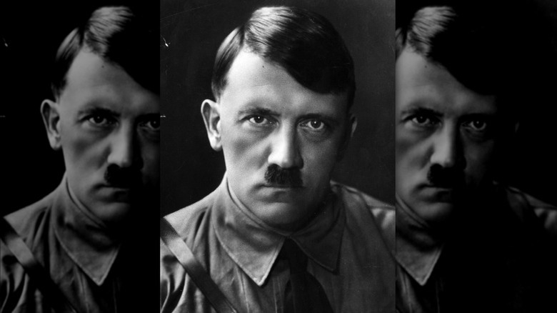 adolf hitler staring ahead