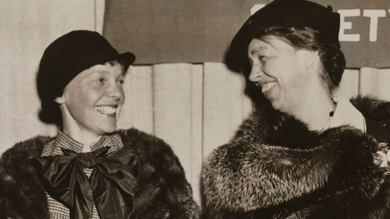 Earhart and Roosevelt
