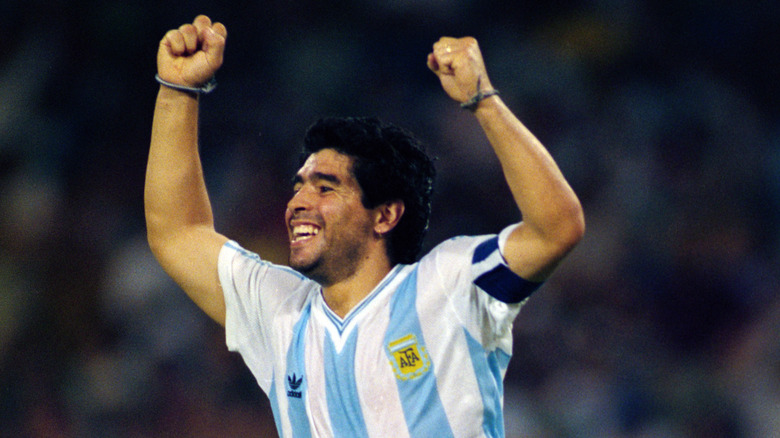Maradona in competition