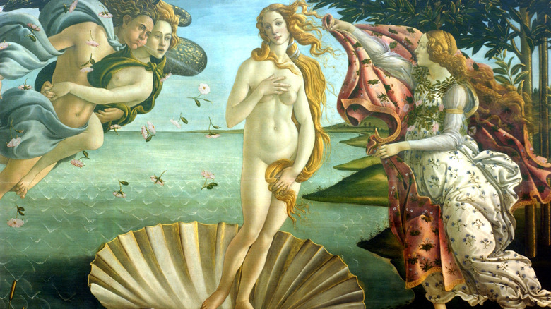 The Birth of Venus painting