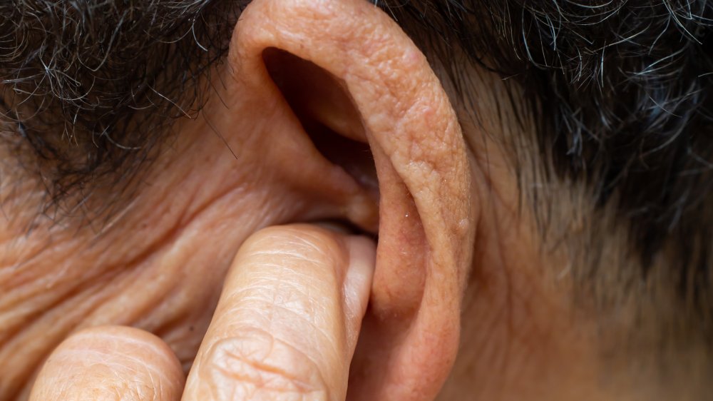 hearing loss man