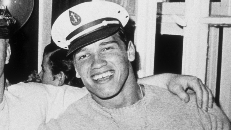 Arnold Schwarzenegger in the military, circa 1967