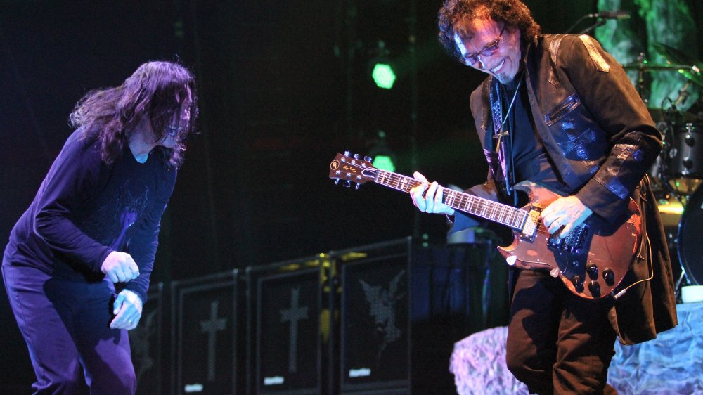 Ozzy Osbourne and Tony Iommi of Black Sabbath