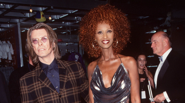 Bowie and Iman SNL anniversary