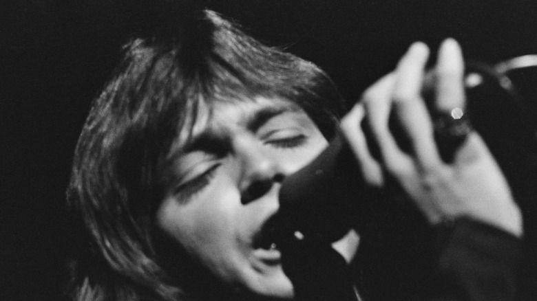 david cassidy with microphone