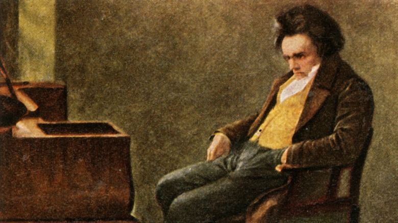 Beethoven, lost in thought