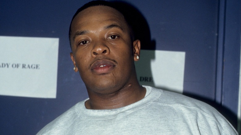 Dr. Dre looking on