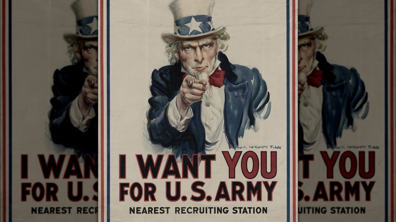 Uncle Sam we want you US army recruitment poster