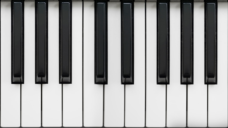 Piano keyboard