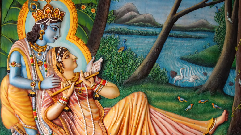 Vishnu and Radha