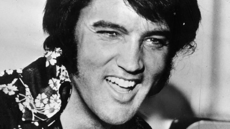 Elvis Presley smiling