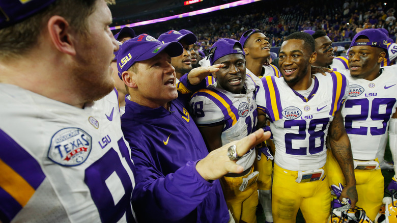 Les Miles LSU Tigers