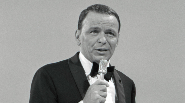 Frank Sinatra on stage