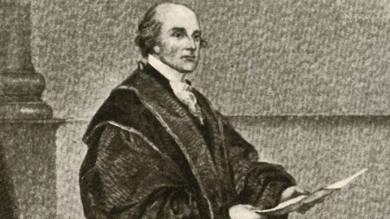 John Jay reading document