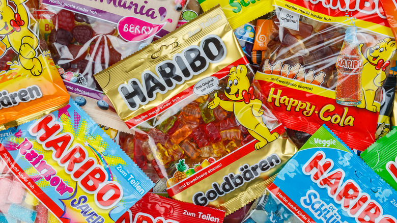 Haribo candies in bags