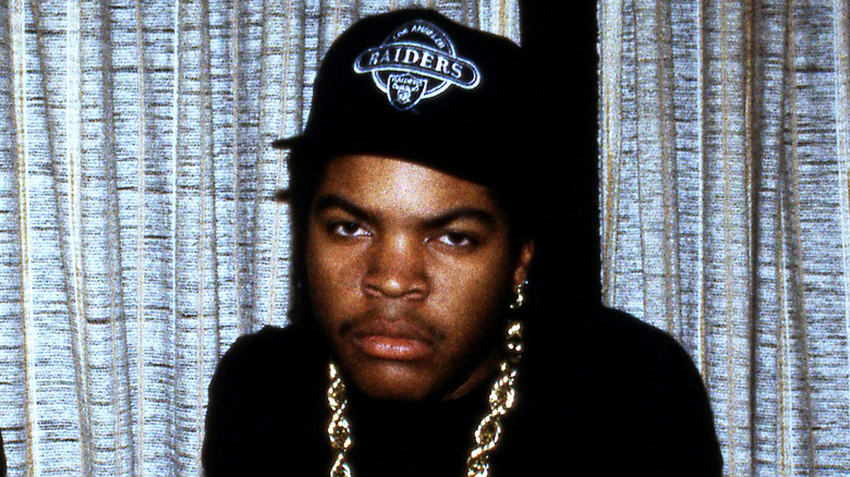 Ice Cube scowling