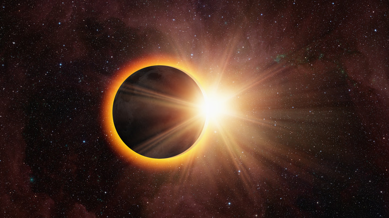 solar eclipse and corona