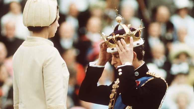 Charles at his investiture