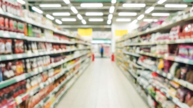 Supermarket aisle