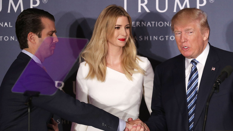 Donald Trump Jr., Ivanka Trump, and Donald Trump