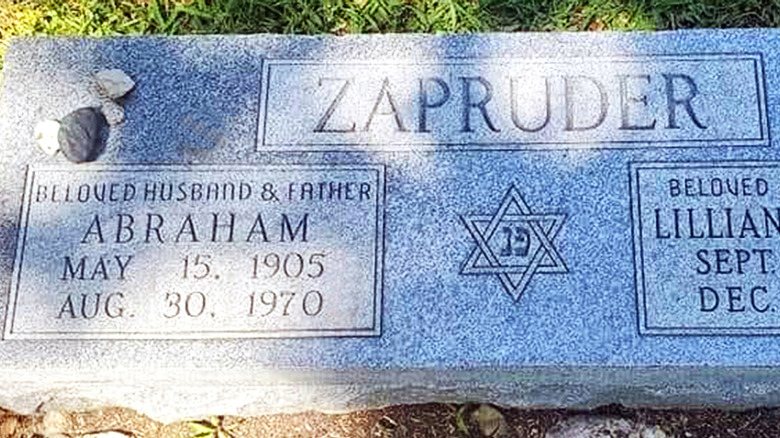 abraham zapruder gravestone