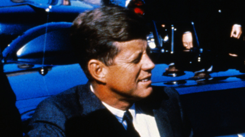 jfk rides in presidential limo moments before assassination