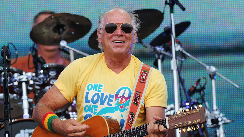 jimmy buffett playing guitar