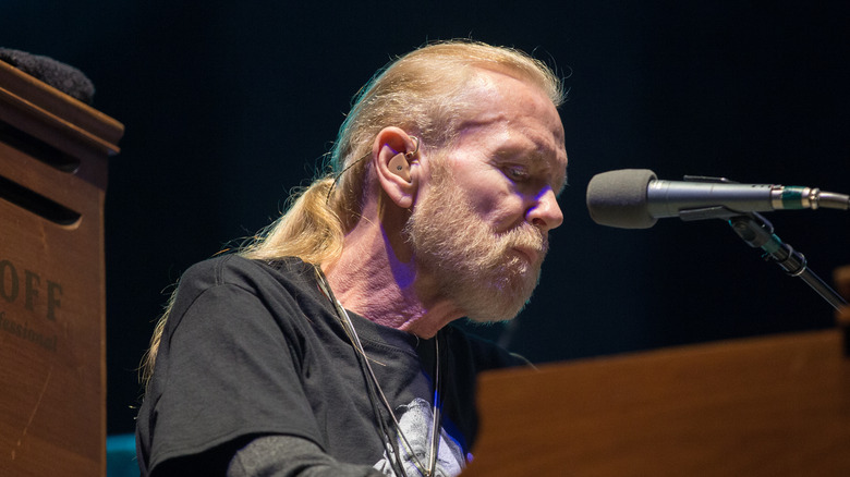 Gregg Allman microphone