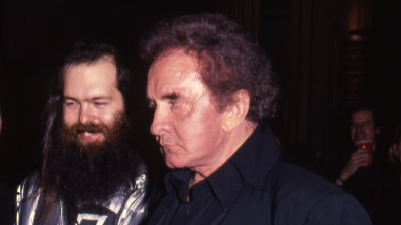 Rick Rubin and Johnny Cash 