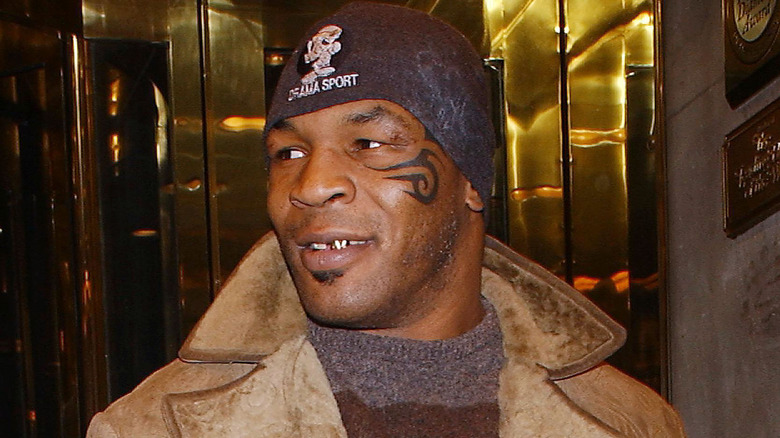 Mike Tyson in 2003, smiling