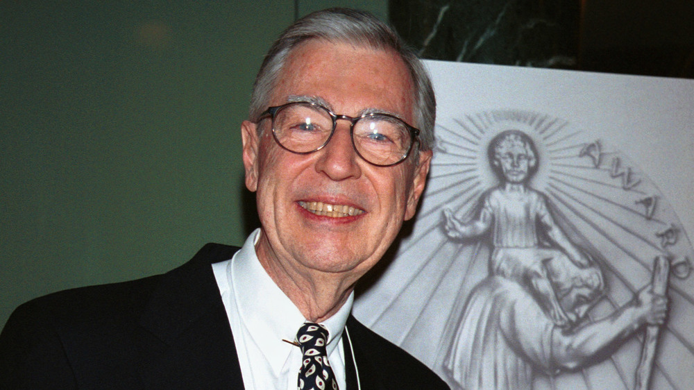 Mr. Rogers smiling