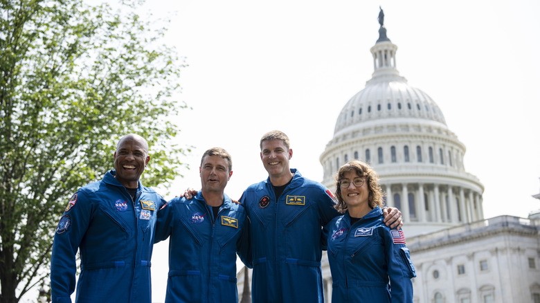 Artemis astronauts at the Capitol