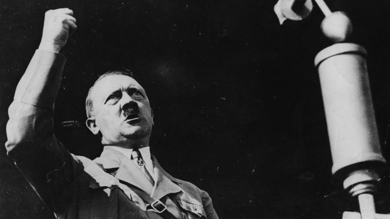 Adolf Hitler speaking