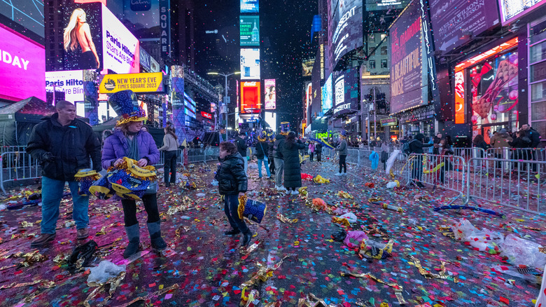 Times Square ball drop aftermath